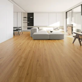 Australian Blackbutt engineered timber flooring in a modern living room