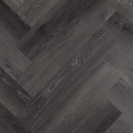 Cloud charcoal grey herringbone engineered timber flooring design