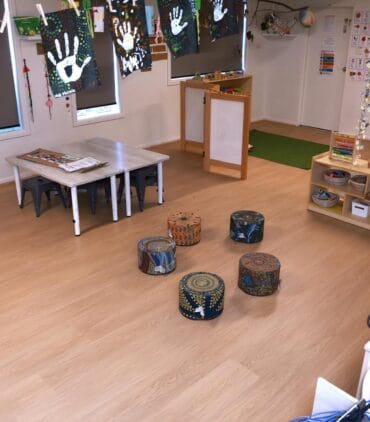 Engineered timber flooring installed in a modern living room